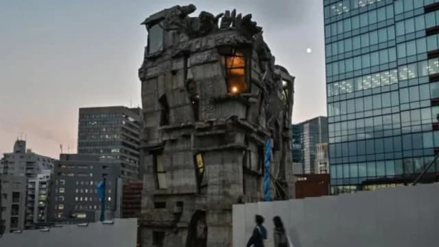 Tokyo's 'Arimaston': Building Dubbed 'Sagrada Familia' Moved on Rails