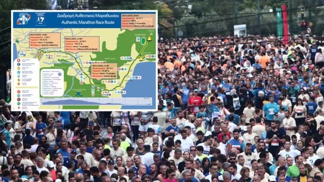 Wetter: Bewölkung und möglicher Regen beim Athen-Marathon