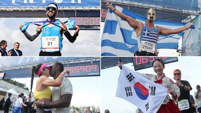 42º Maratón Auténtico de Atenas: Karaiskos gana, propuestas y dedicatorias