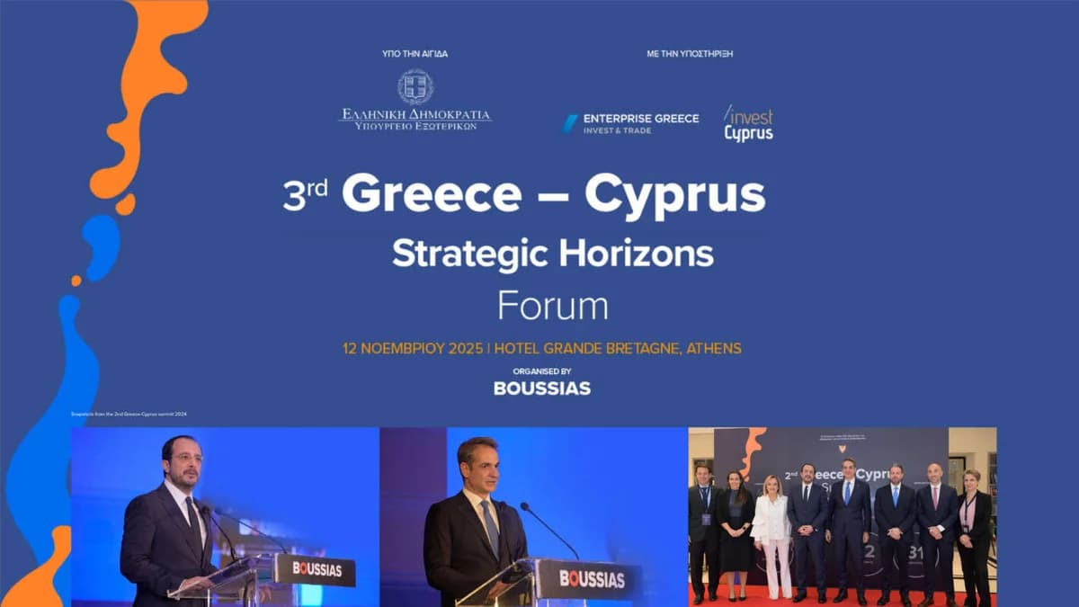 3er Grecia–Chipre | Foro de Horizontes Estratégicos en Atenas