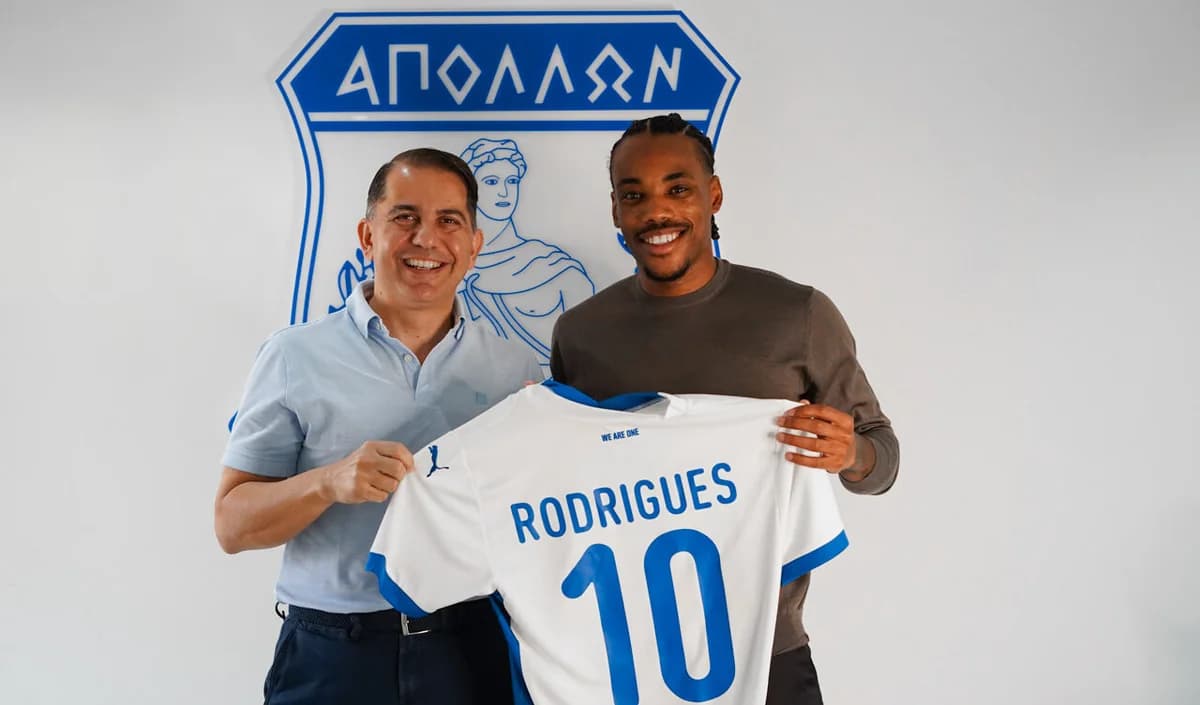 Apollon Limassol erwartet mehr von Garry Rodrigues