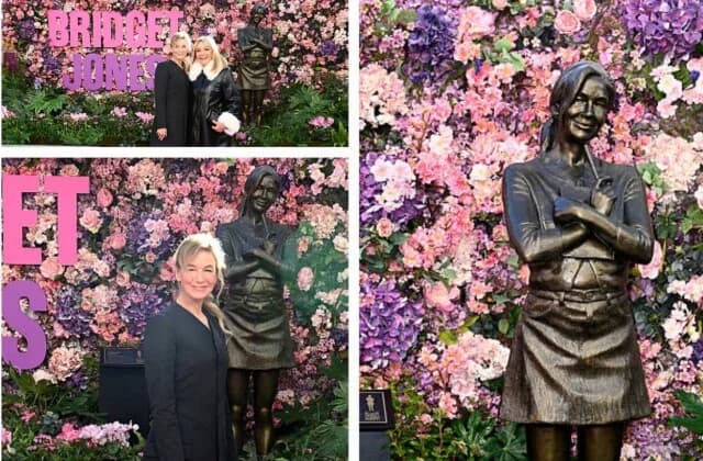 Bridget Jones Statue in London enthüllt