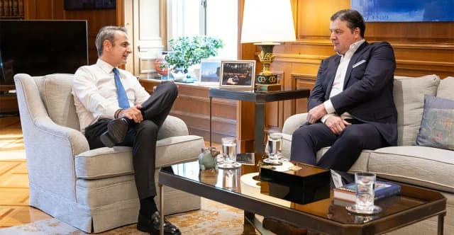 Mitsotakis und Bodiroga diskutieren über das Final Four der Euroleague
