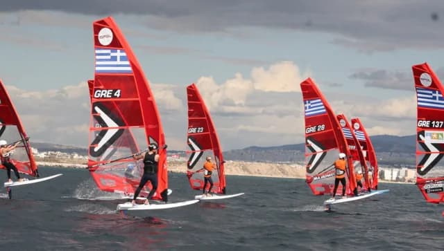 Griechische Segler glänzen bei der Athens International Sailing Week