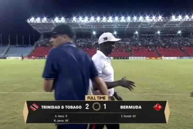 Tor-Verwirrung beim Spiel Trinidad & Tobago gegen Bermuda