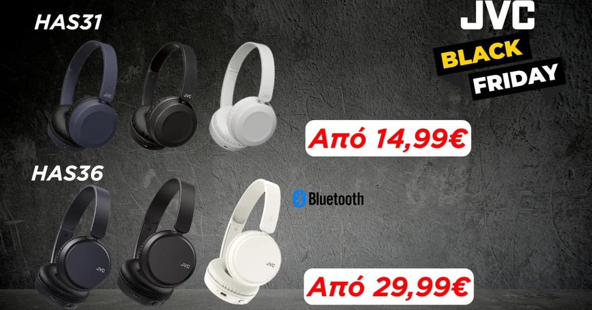 JVC Black Friday 2025: Mega-Deals für HA-S31 & HA-S36 Kopfhörer!