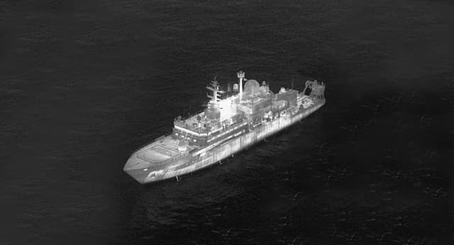 Russisches Spionageschiff in der Nordsee testet westliche Entschlossenheit