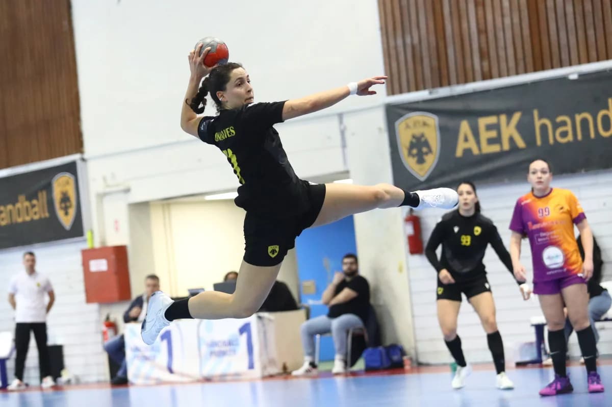 AEK Imbatible en A1 de Balonmano Femenino, 5/5