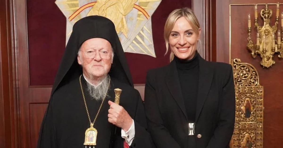 Eleonora Meleti Meets Ecumenical Patriarch, Discusses Diaspora Issues