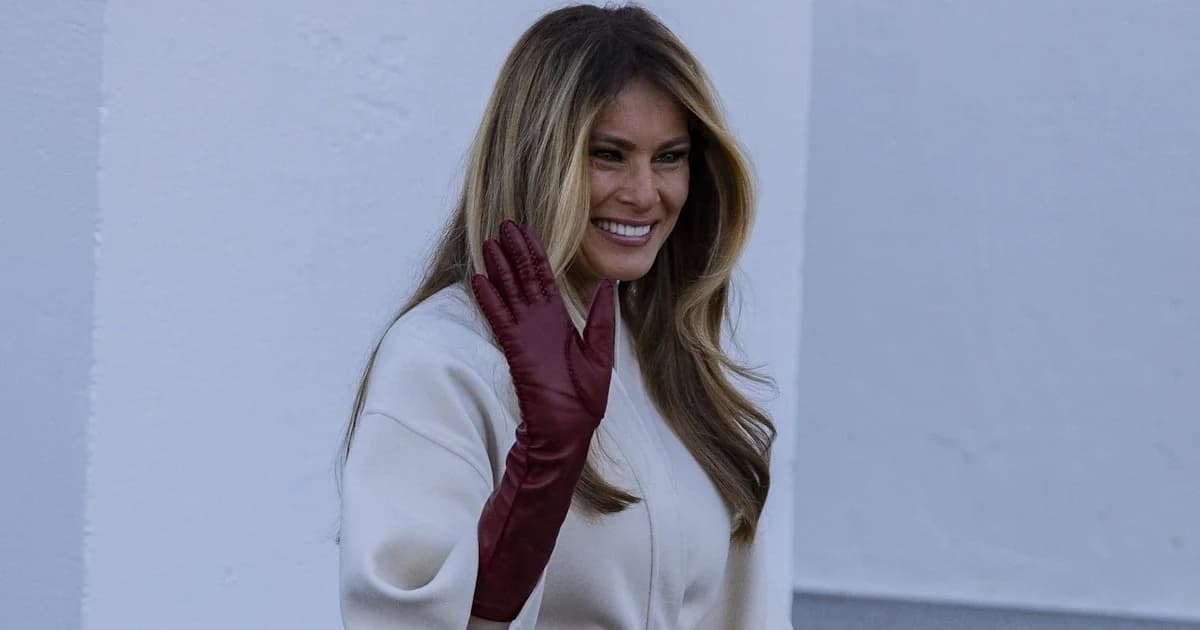 Мелания Трамп: в Dior и Manolo Blahnik в Белом доме