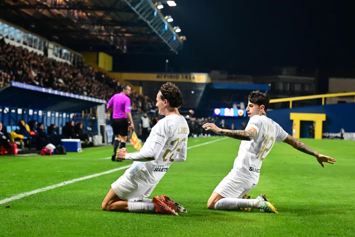 AEK Athen gleicht mit 5:0-Sieg in Agrinio 57 Jahre alten Rekord aus!