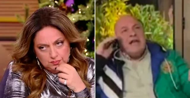 Fuerte discusión entre Moutidou y Beos en TV en vivo