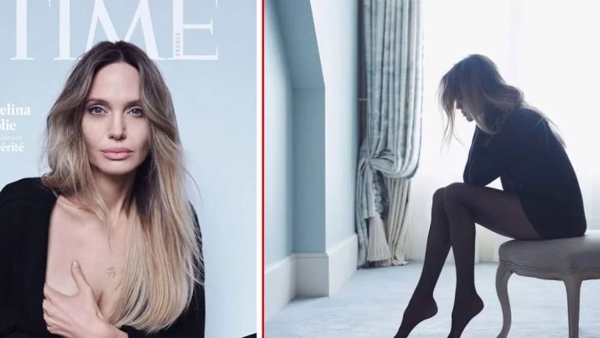 Angelina Jolie: Ποζάρει στο TIME αποκαλύπτοντας την ουλή της μαστεκτομής
