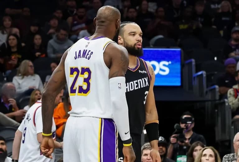 LeBron James gegen Dillon Brooks: Spannungen im Spiel Suns – Lakers