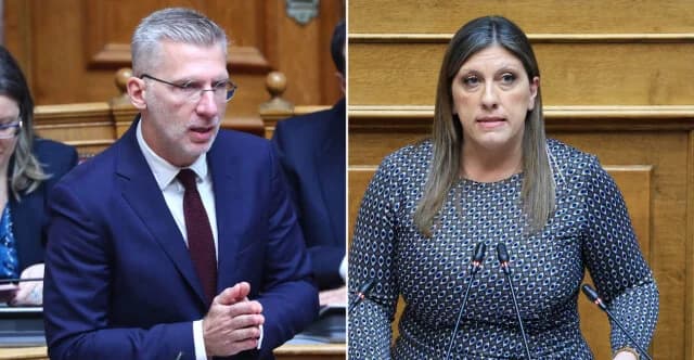 Skertsos: Konstantopoulou griff meine Frau an