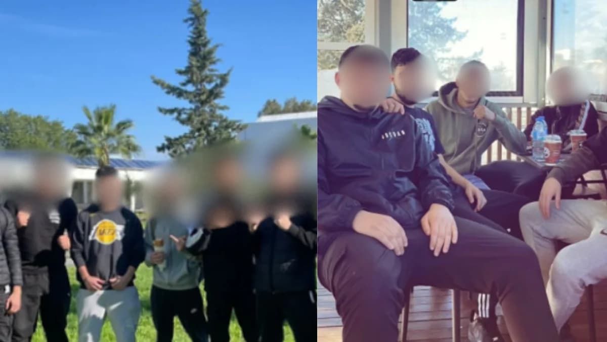 Ларнака: Возмущение нацистскими приветствиями учеников средней школы Вергина