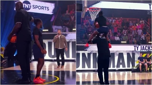 Clavada Viral: Salto de 1,62 m sobre Shaquille O'Neal (2,16 m)