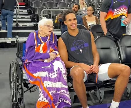 Rührend: 102-Jährige sieht Phoenix Suns zum ersten Mal
