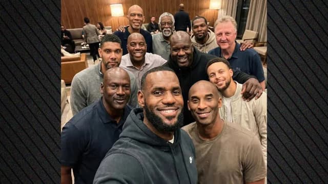 AI: Θρύλοι του NBA σε μία φωτογραφία