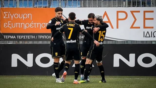 Aris: Victoria 0-1 en Trípoli con gol de Athanasiadis