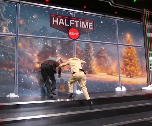 沙奎尔·奥尼尔在 ESPN 节目中“摧毁”视频墙