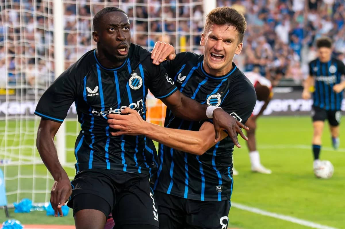 Tzolis: Two Assists in Nine Minutes Against Genk