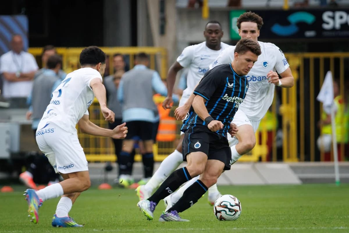 Brujas - Genk 3-5: Fiesta de Tzolis con 3 asistencias