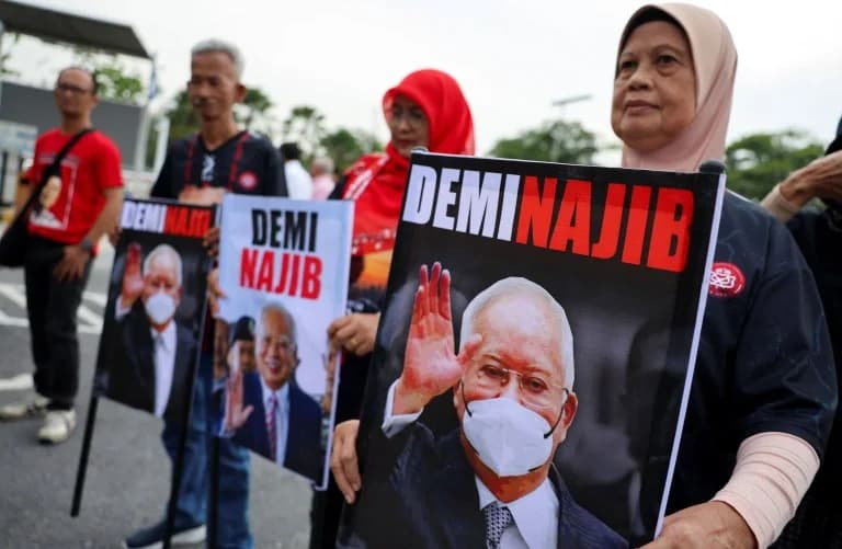 Malasia: Ex Primer Ministro Najib Razak Condenado a 15 Años de Prisión