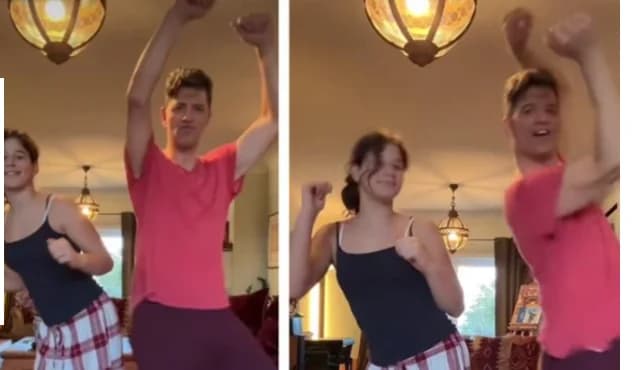 Sakis Rouvas: Tanzt mit seiner Tochter im weihnachtlichen Wohnzimmer
