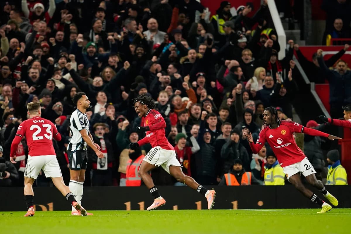 El gol de Dorgu le da al Manchester United una victoria crucial sobre el Newcastle