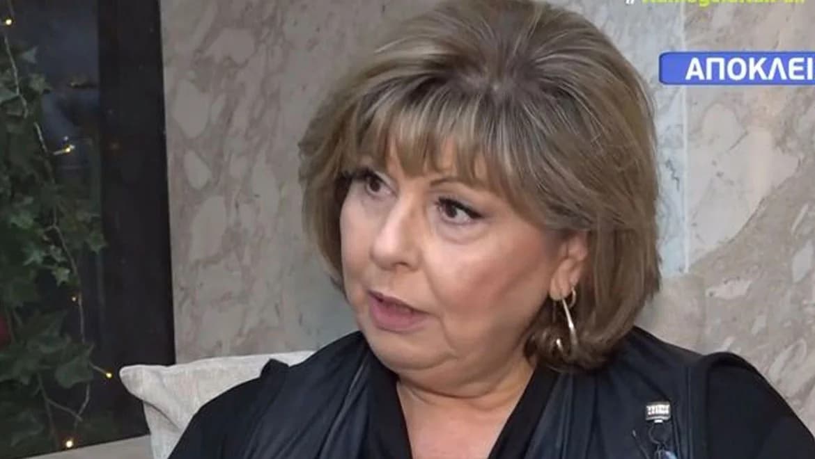 Lena Manta: "Giorgos was the one who kept me going"