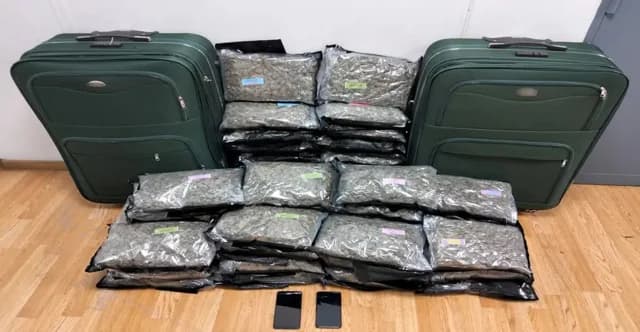 29-Jährige in „El. Venizelos“ mit 24 kg Cannabis verhaftet