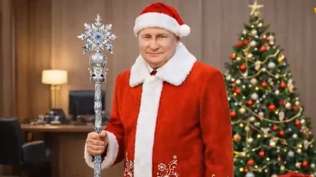Sputnik: Putin als Weihnachtsmann per KI verteilt 'Geschenke' an Trump, Erdogan, Selenskyj