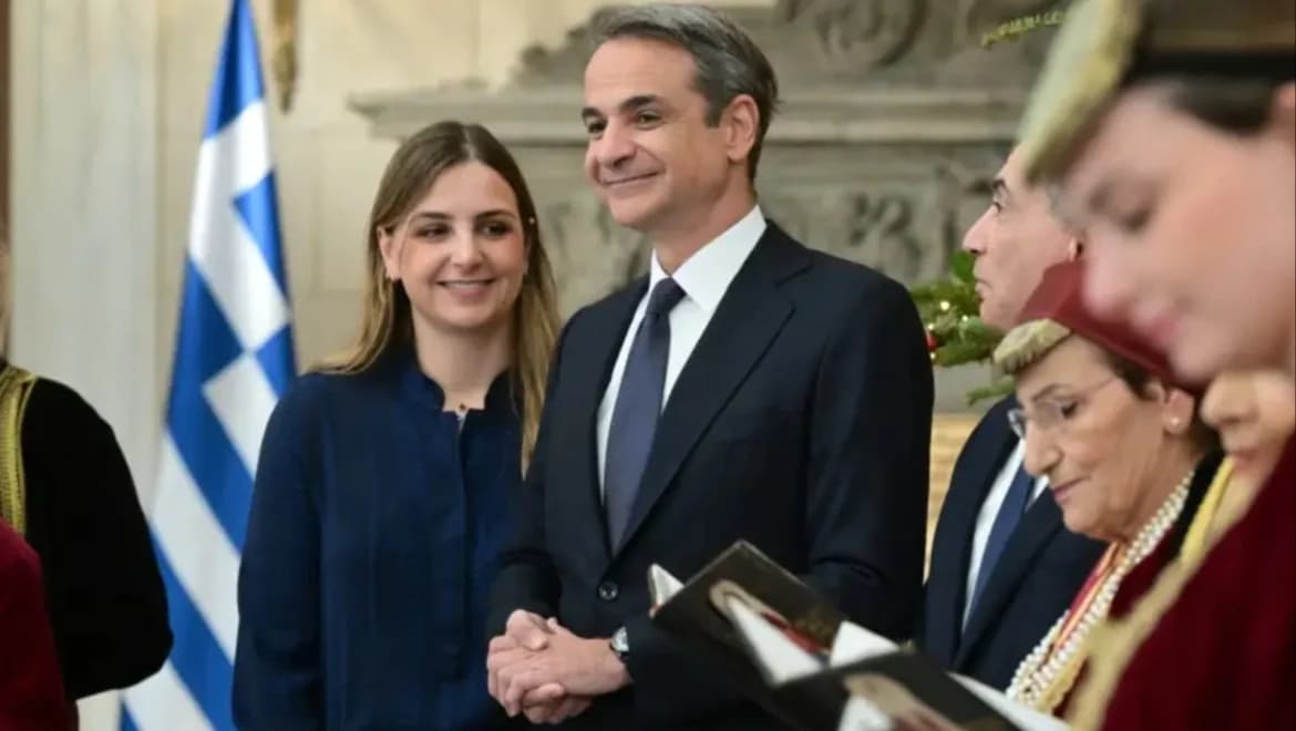 Kyriakos Mitsotakis: Ambiente festivo en la Mansión Maximos con su hija, Sofía