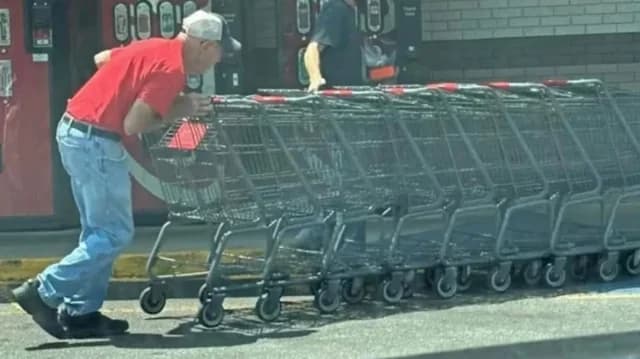 Trabajador de supermercado de 86 años: nieta lanza campaña para su jubilación
