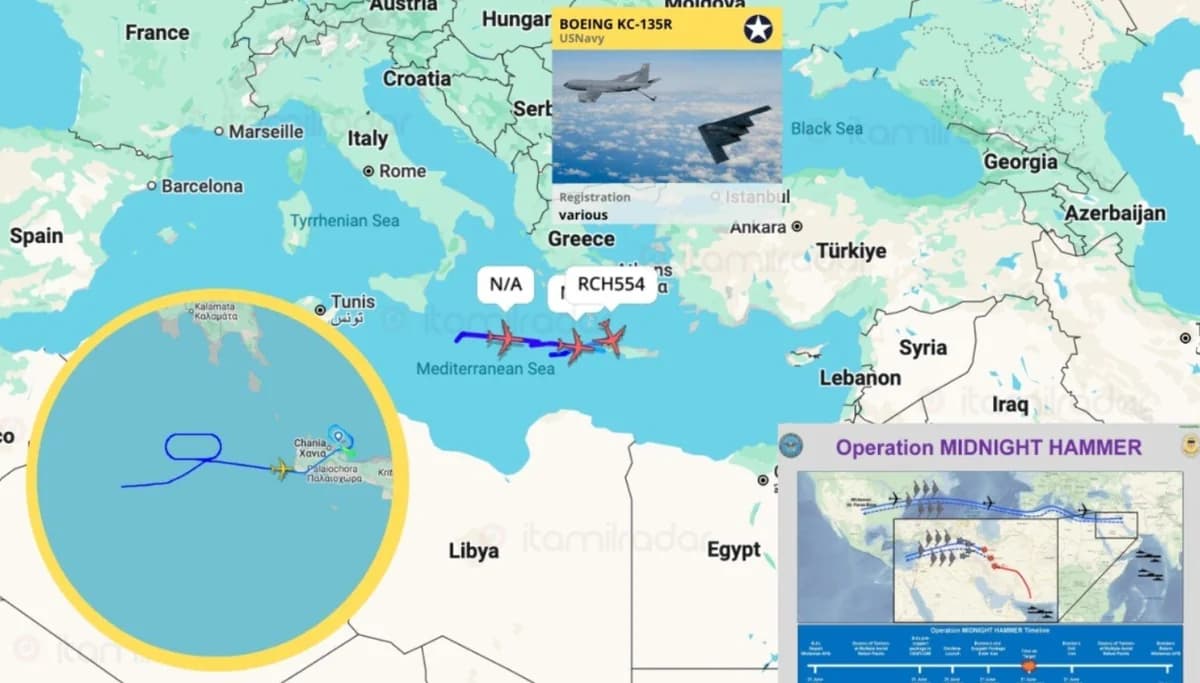 Operation 'Midnight Hammer': KC-135 Refueling Flights and the 'Invisible' Route via Souda