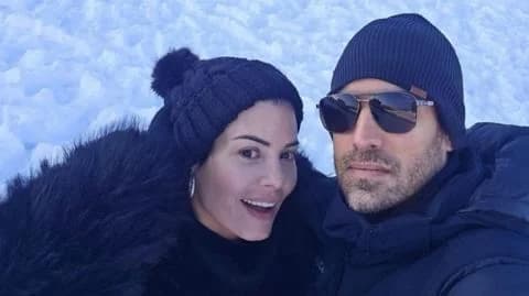 Maria Korinthiou Celebrates New Year 2026 in the Italian Alps