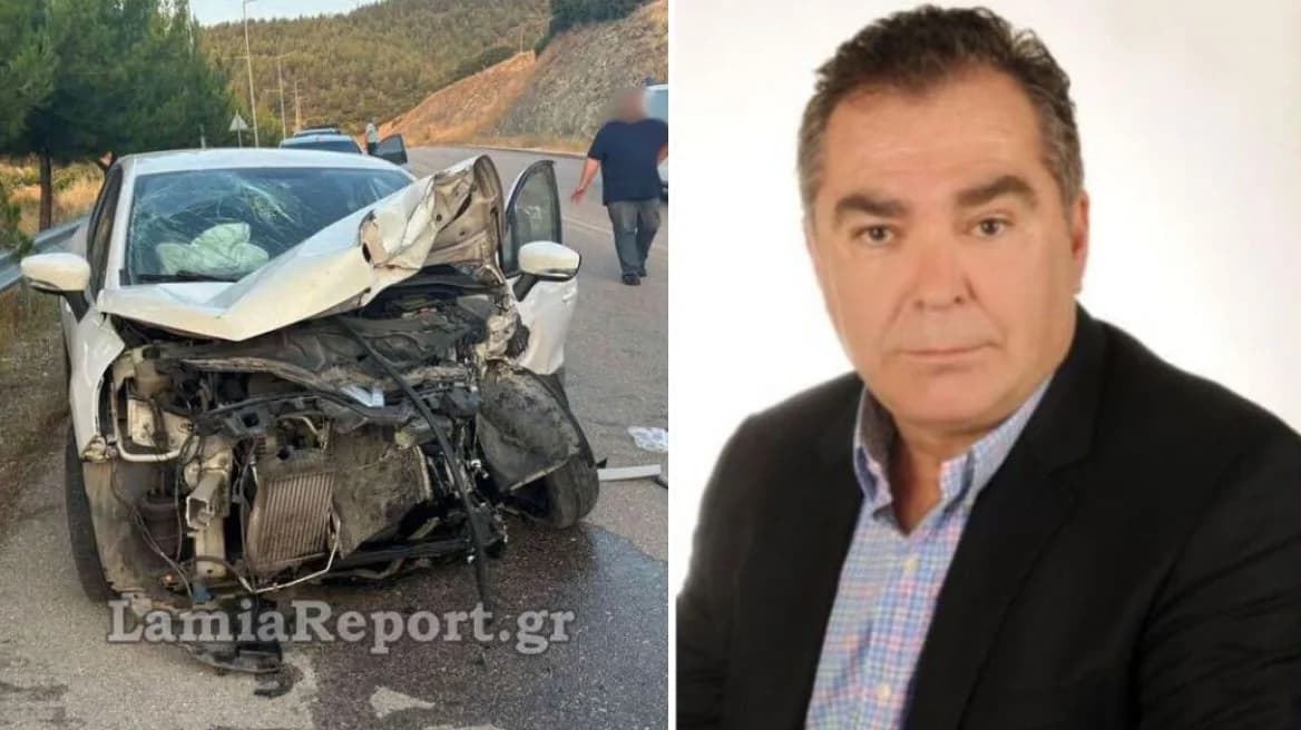 Λαμία: Θλίψη για τον θάνατο του αντιδημάρχου Κώστα Σταυρογιάννη σε τροχαίο