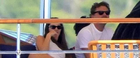 Leonardo DiCaprio and Vittoria Ceretti: Holidays on Jeff Bezos' Yacht