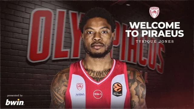 Olympiacos gibt Verpflichtung von Tyrique Jones bekannt