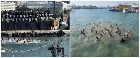 Ayia Napa: Unerwarteter Vorfall mit goldenem Kreuz bei Epiphanias