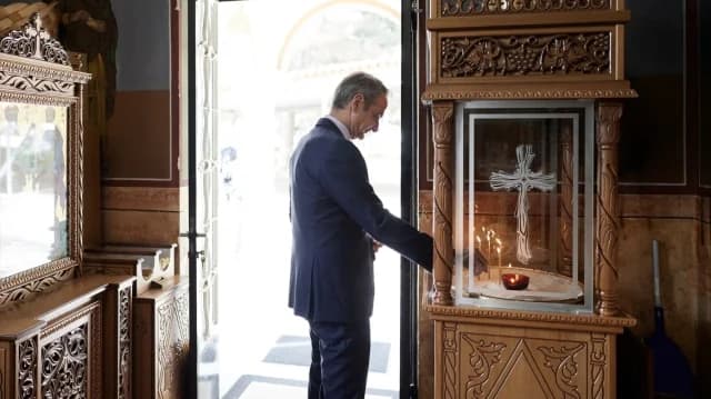 Mitsotakis' Epiphany Message from 112 Combat Wing