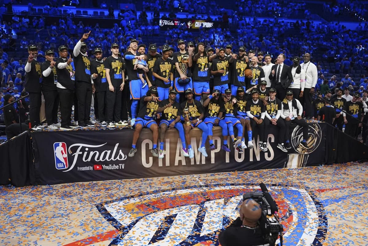 הת'אנדר זוכים באליפות ה-NBA לשנת 2025