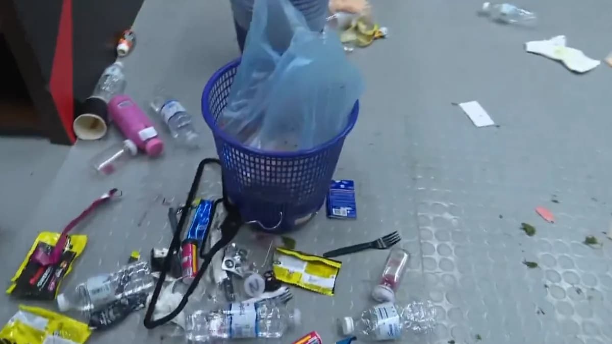 Беспорядок в раздевалке «Барселоны» после финала с «Реалом» (видео)