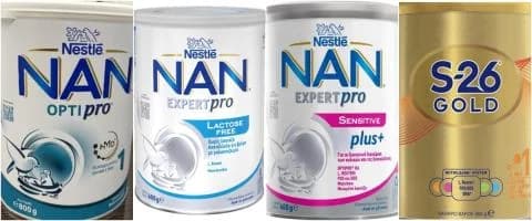 Ανάκληση παιδικού γάλακτος Nestle στην Κύπρο λόγω πιθανής παρουσίας cereulide