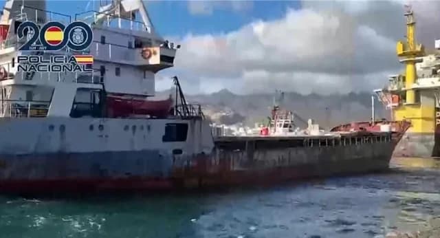 España: Incautados 10 toneladas de cocaína en barco