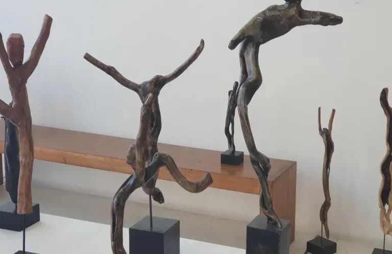 Christos Chalikiopoulos' Wood Sculpture Exhibition in Paphos