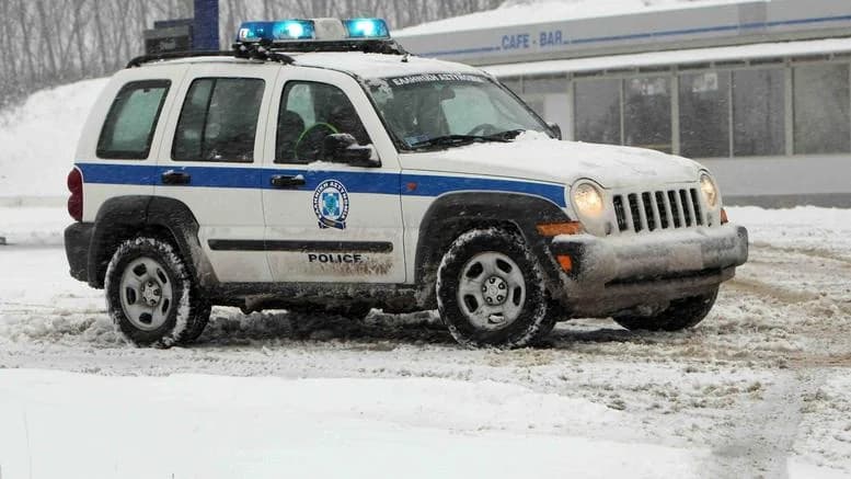 Παγετός: Προσοχή στους δρόμους εφιστά η Αστυνομία