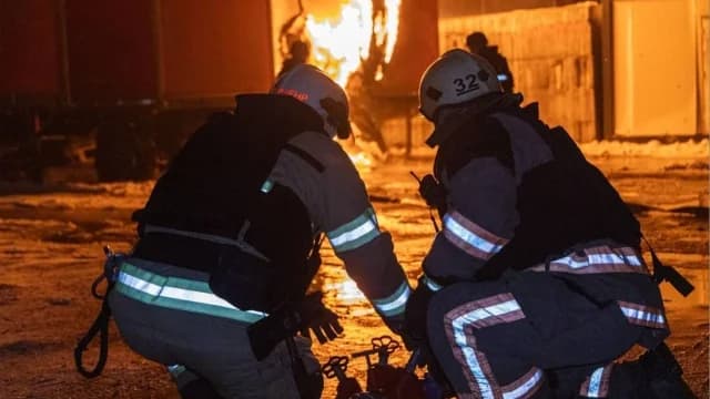 Russian Strike Destroys Energy Infrastructure in Kharkiv
