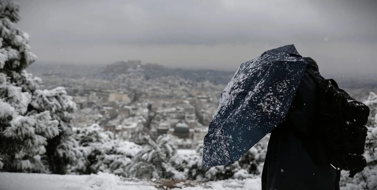 Kälteeinbruch in Zypern: Regen, Schnee und Temperatursturz